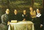 Michael Ancher det brondumske familiebillede France oil painting artist